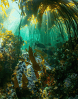 Dancing Light - Digital Ocean Art