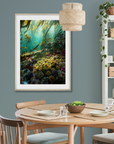 Glowing Reef - Digital Ocean Art