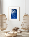 Nippled Sea Fan Nook - Cyanotype Artwork