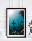 Seal Wave - Digital Ocean Art