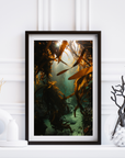 Kelp Close-Up - Digital Ocean Art