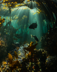 Ocean Luminescence - Digital Ocean Art